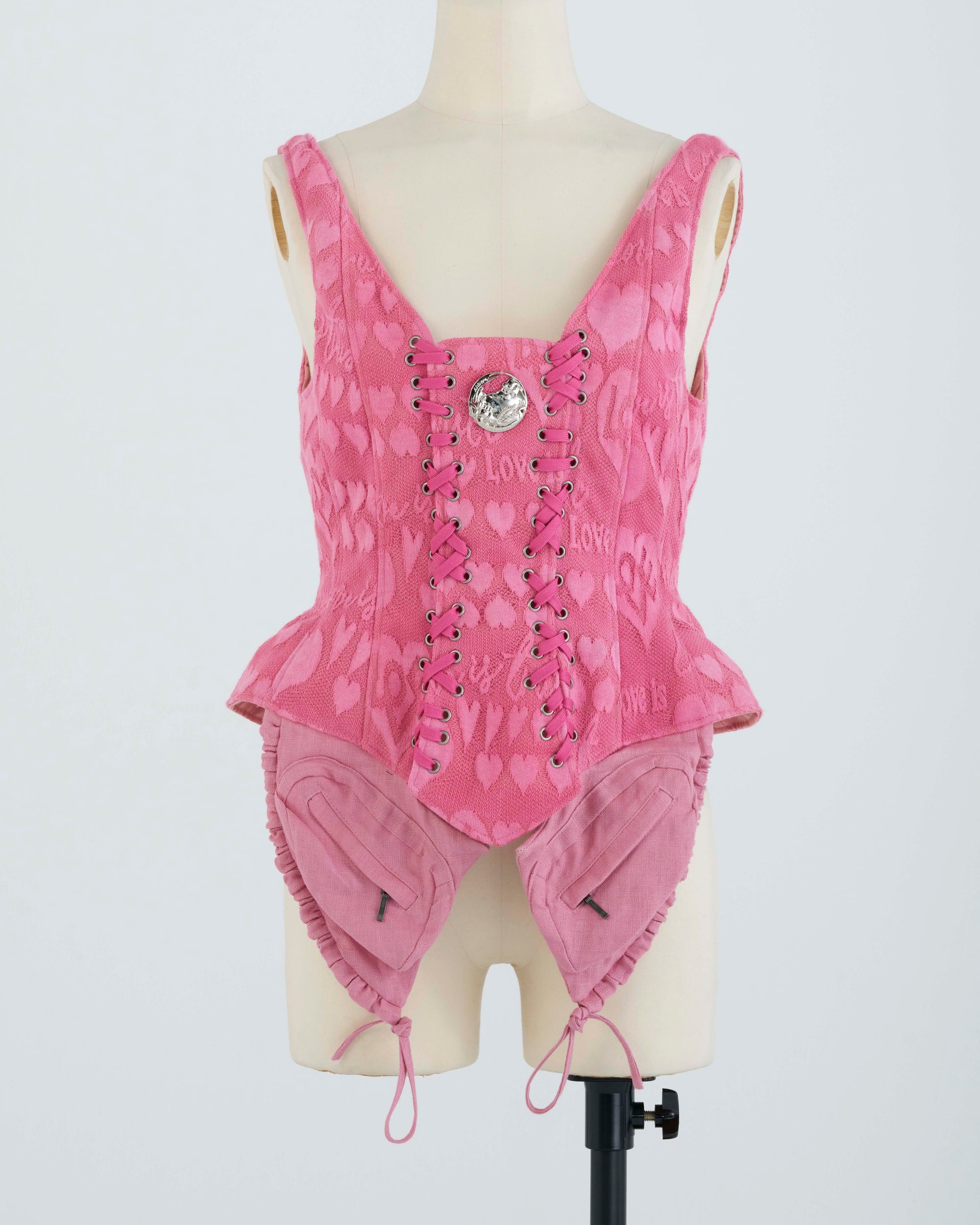 Corset / PINK LOVELY KNIT 02