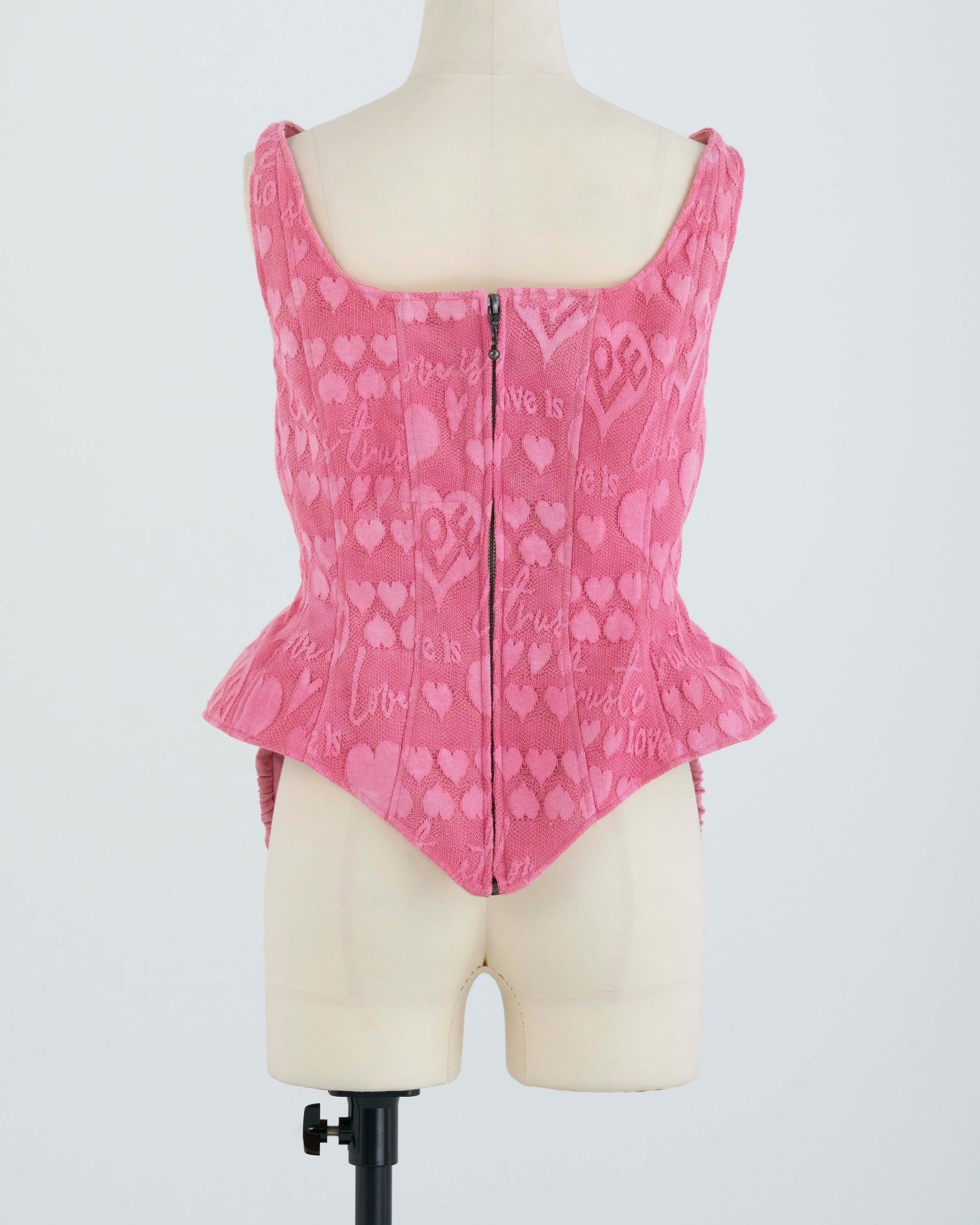Corset / PINK LOVELY KNIT 02