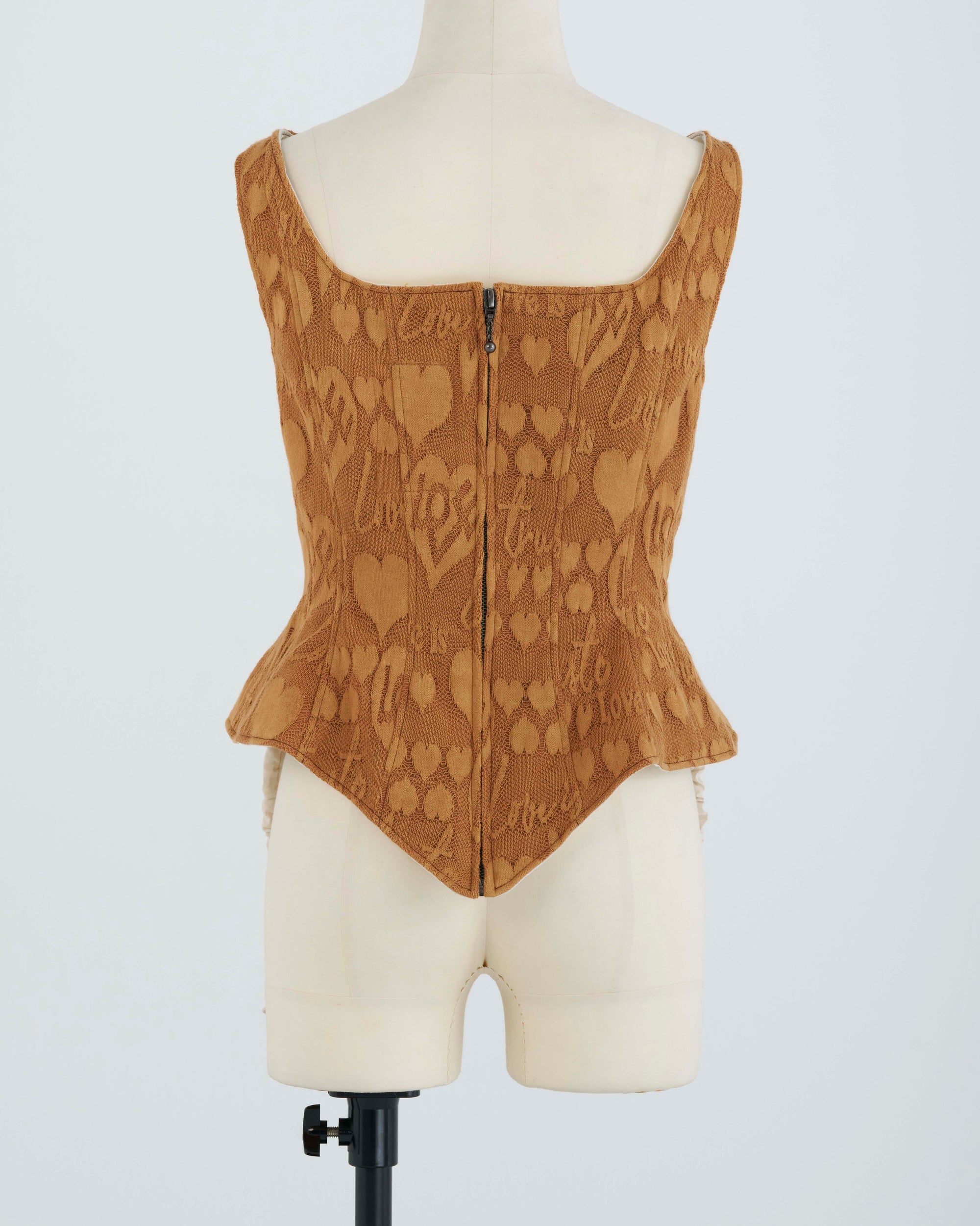 Corset / BROWN LOVELY KNIT 01