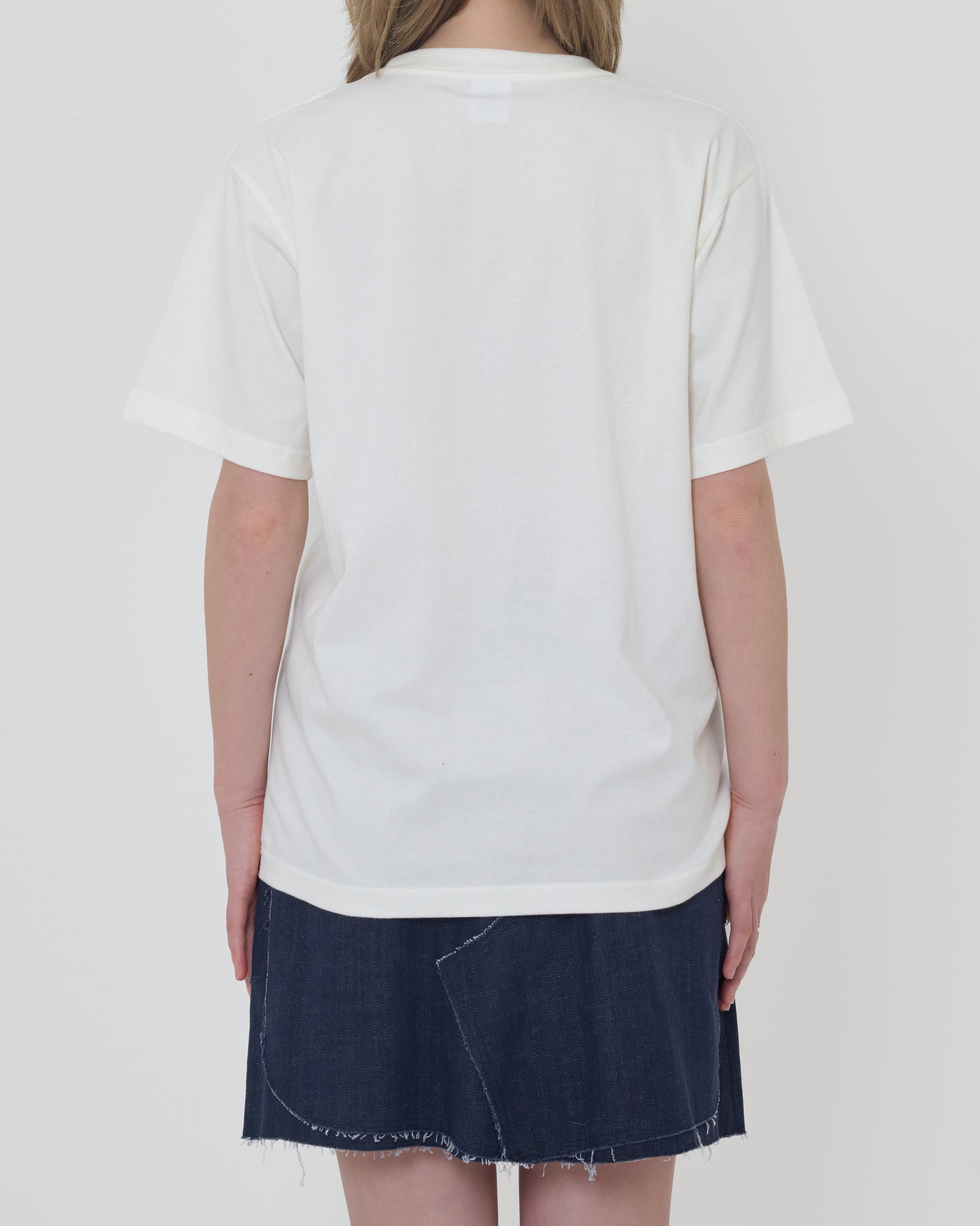 T-shirt Moongauss Skeleton / Blanc