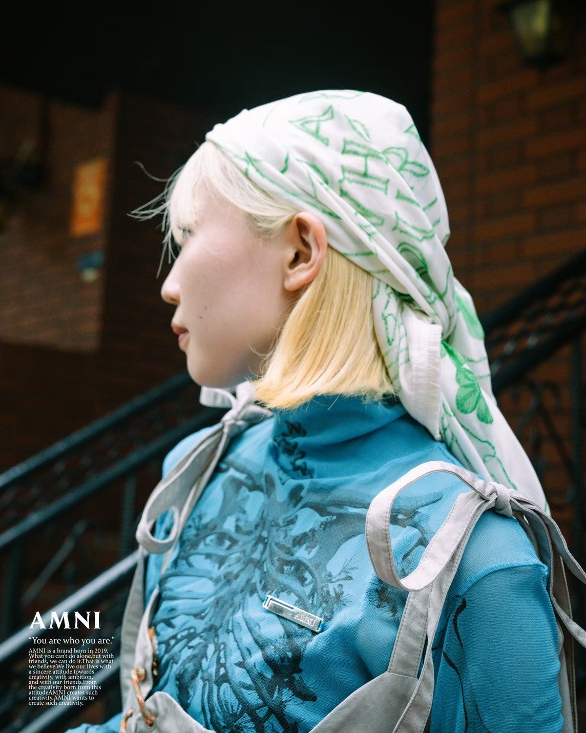 Skeleton Scarf / 그린