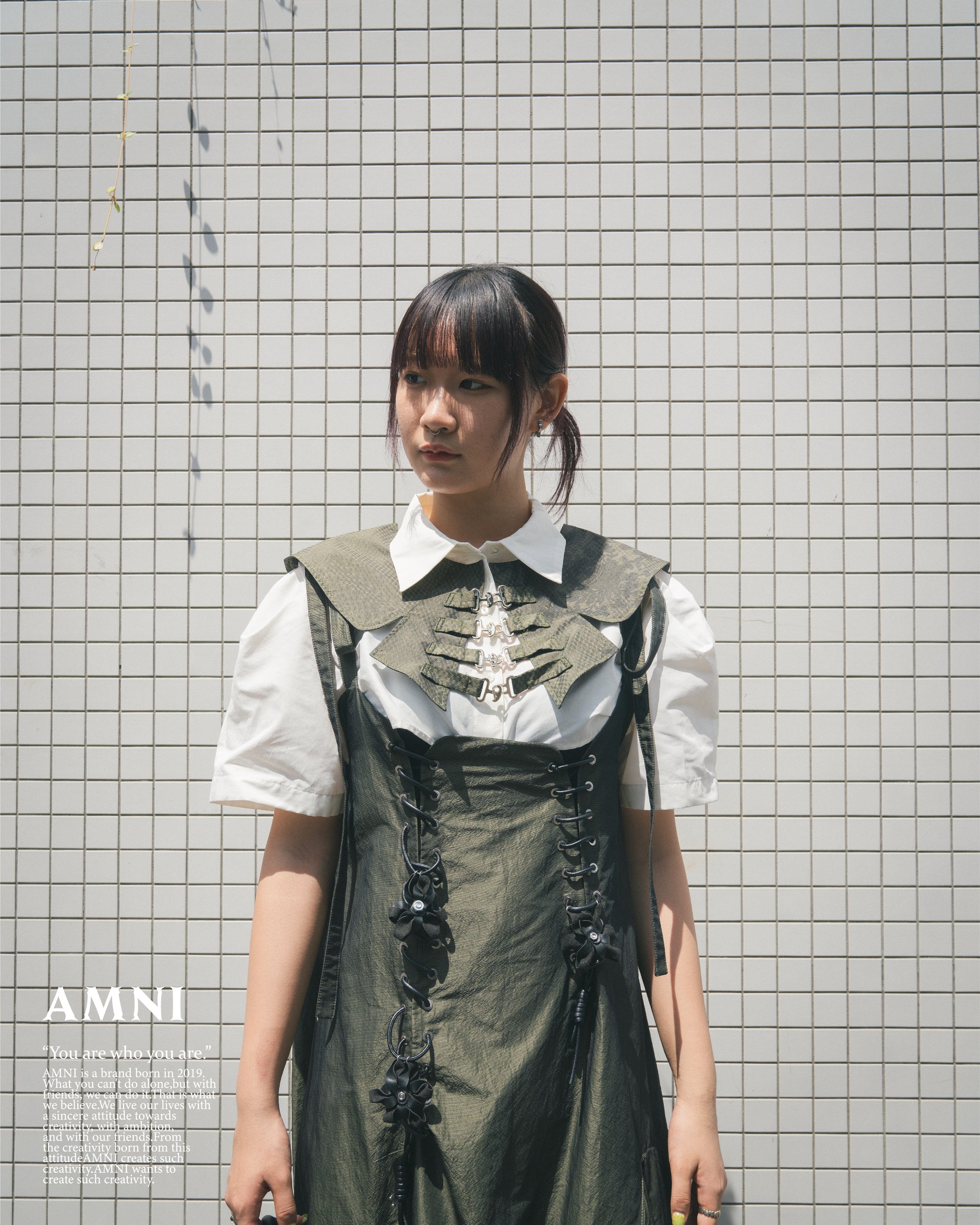 Corset shirt / White