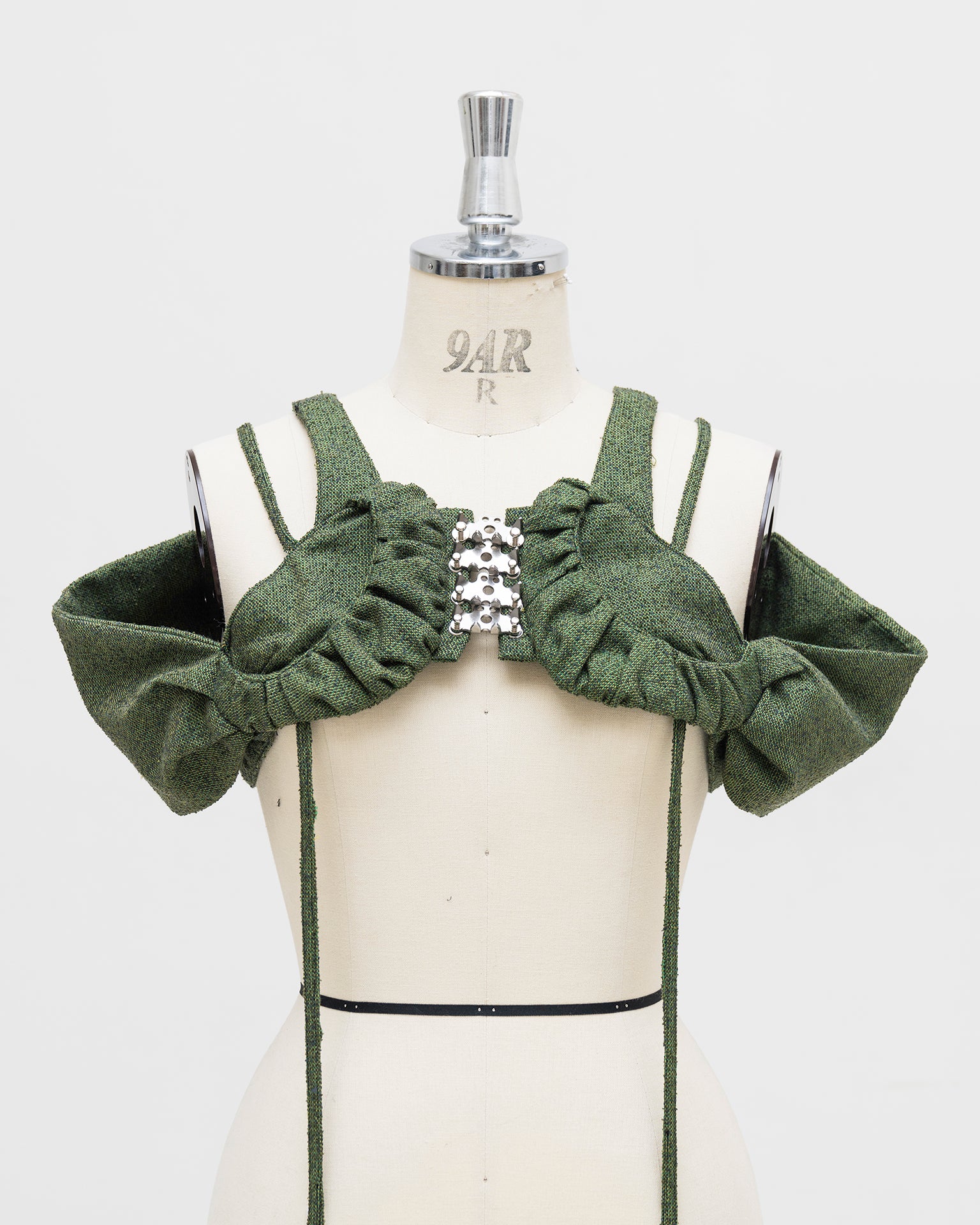 Lung bustier / Green tweed