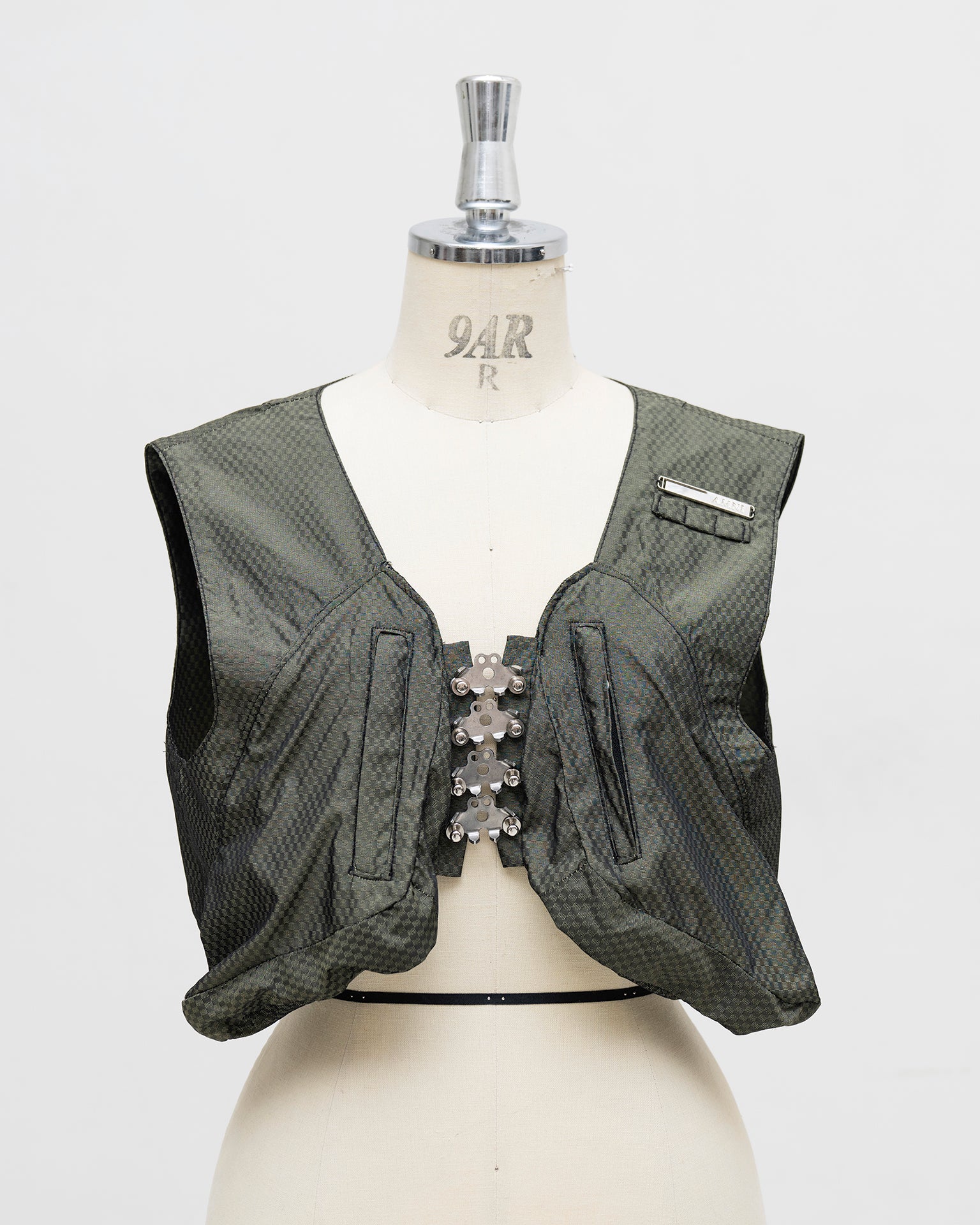 Lung vest / Green plaid