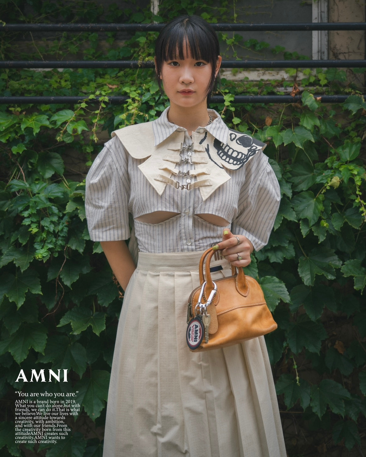 Corset shirt / Stripe