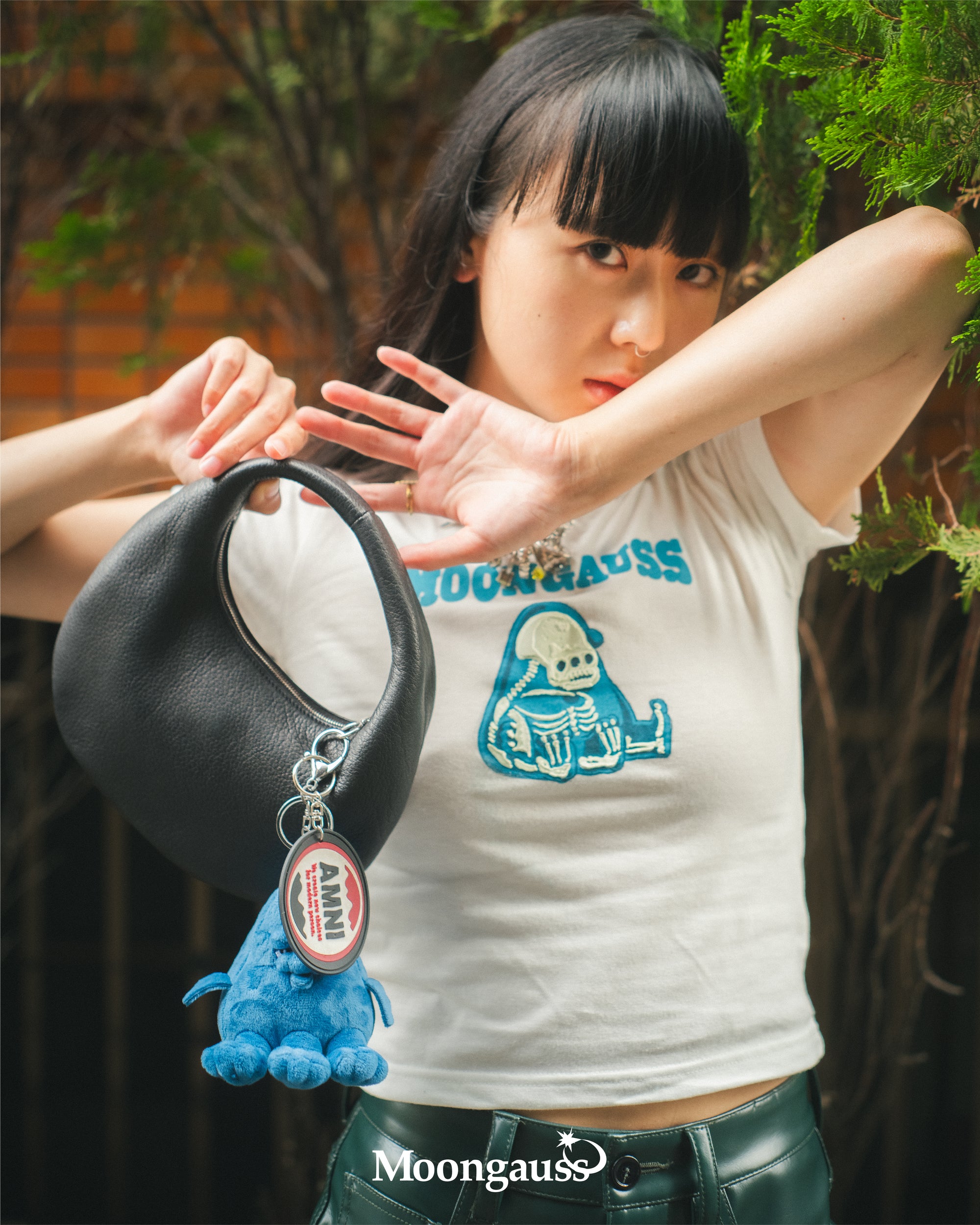 Moongauss Skeleton T-shirt / Kids / White