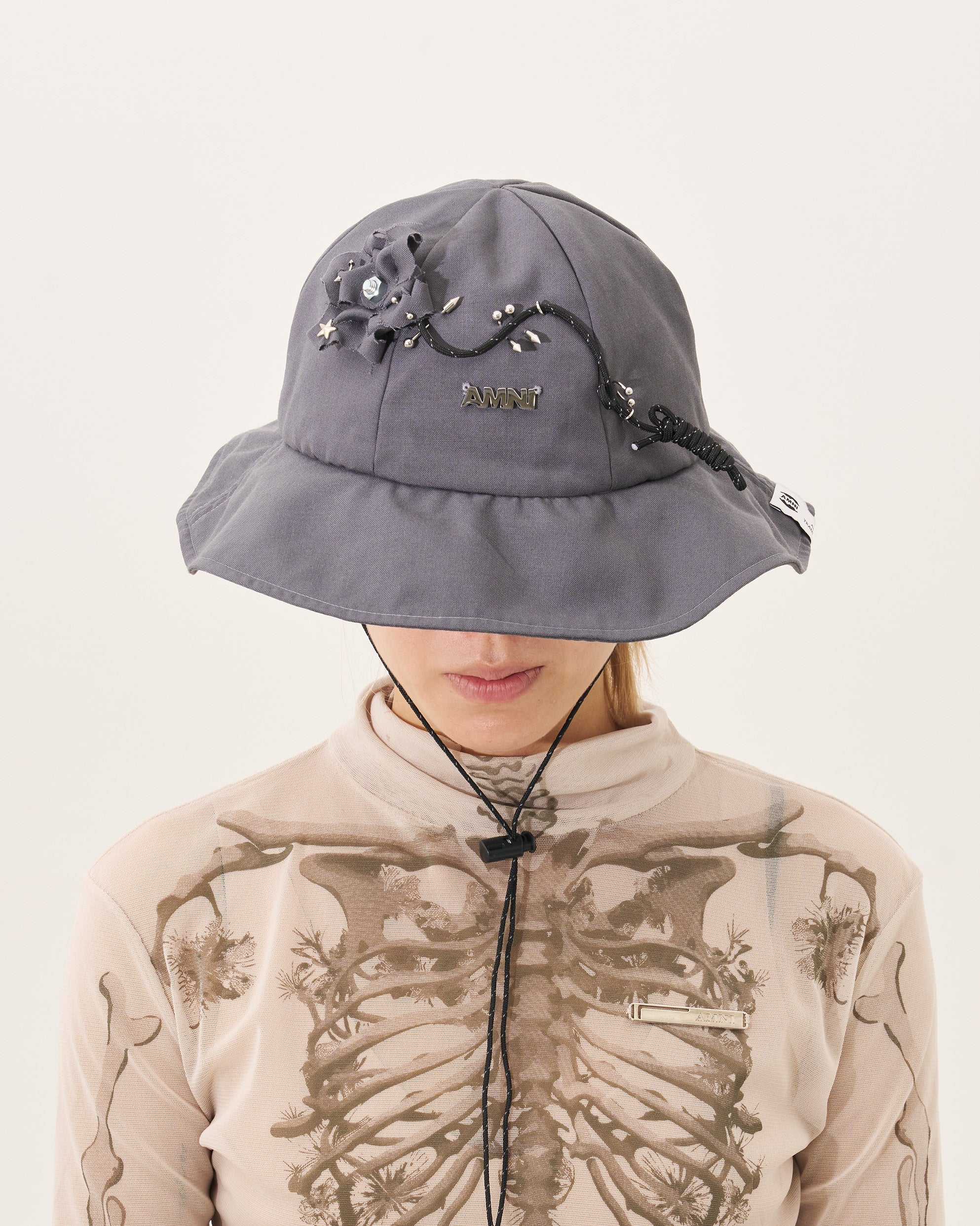 Gauss flower Hat / Grey