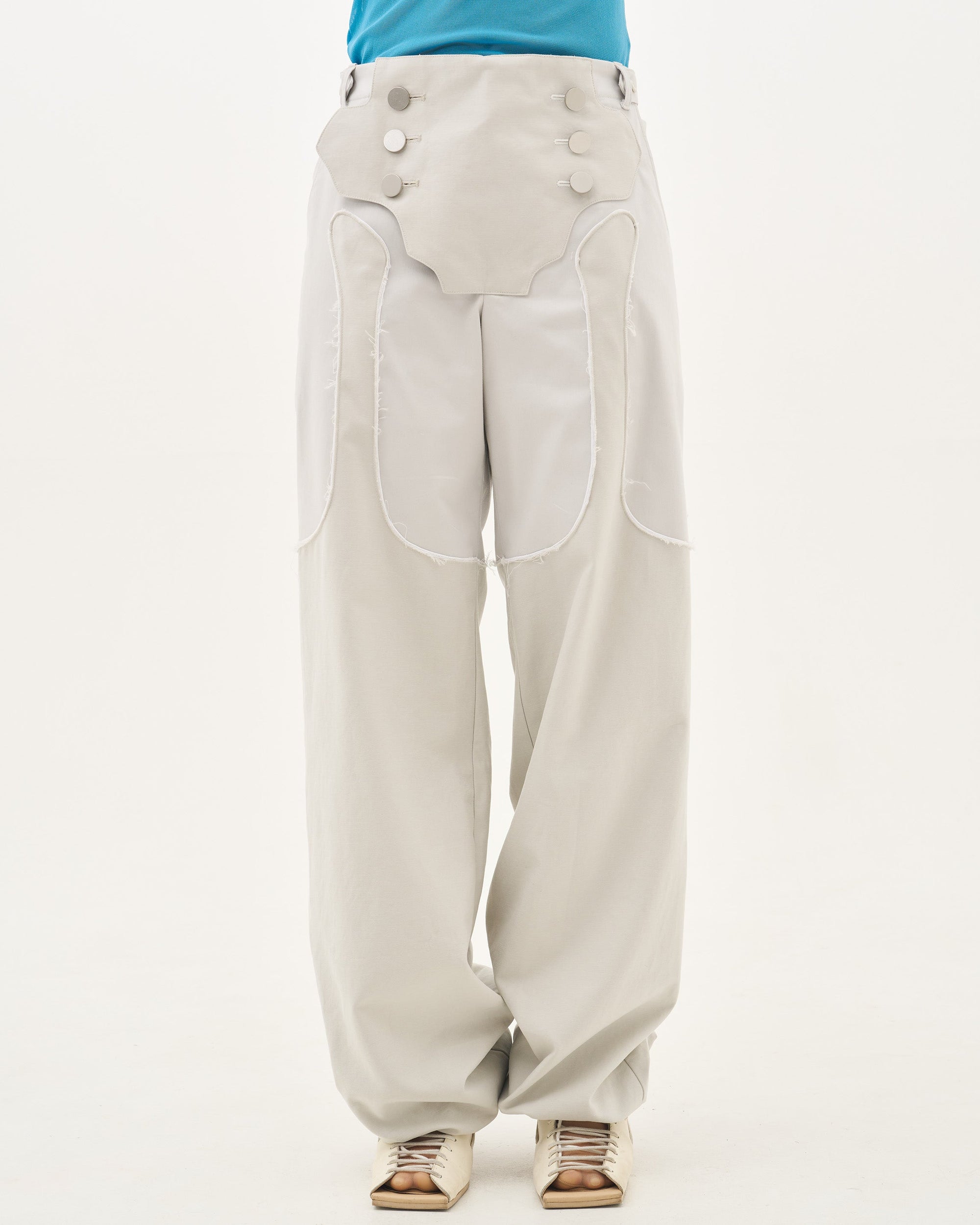 Skeleton pants/Light grey