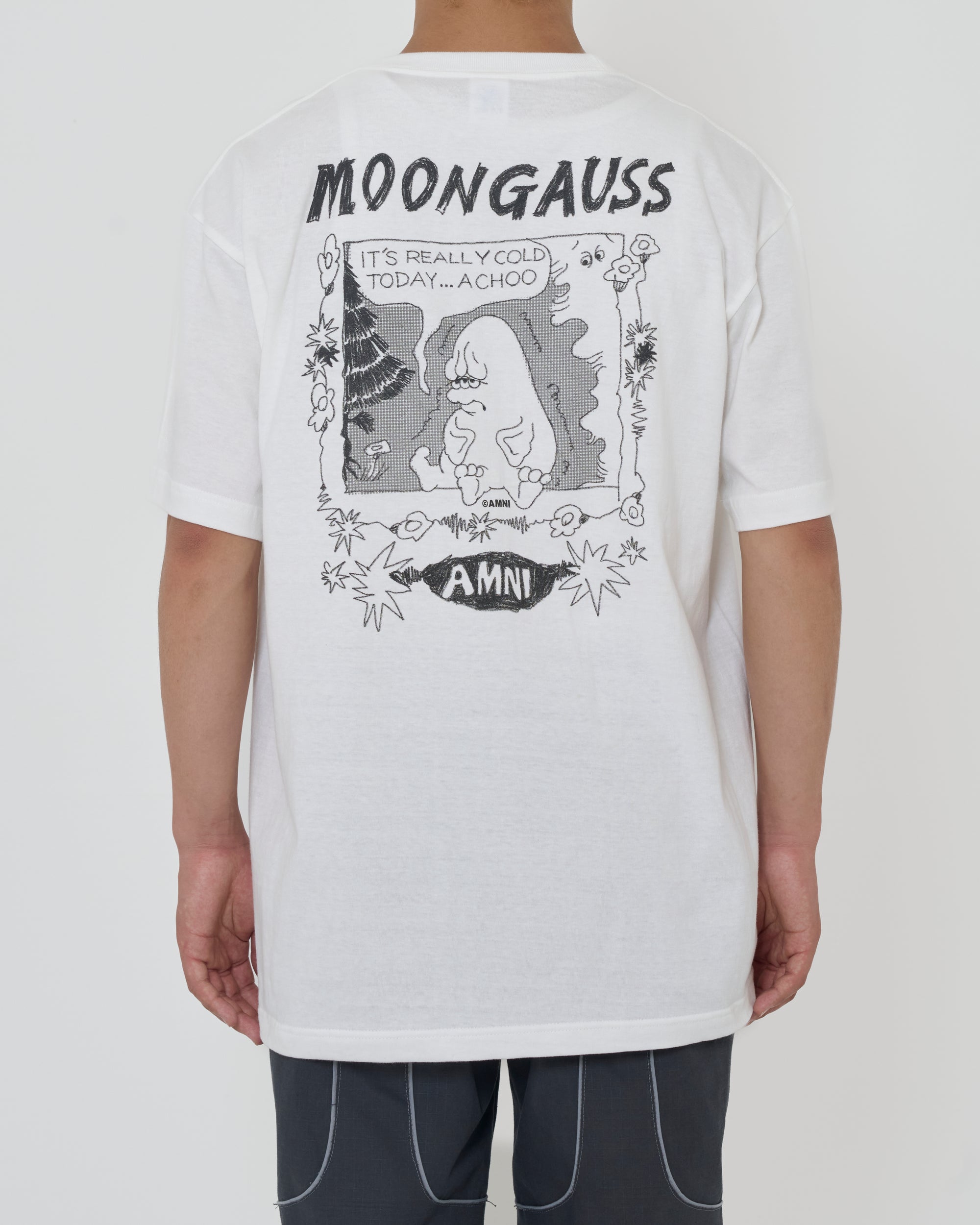 Moongauss Manga T-shirt/WHITE