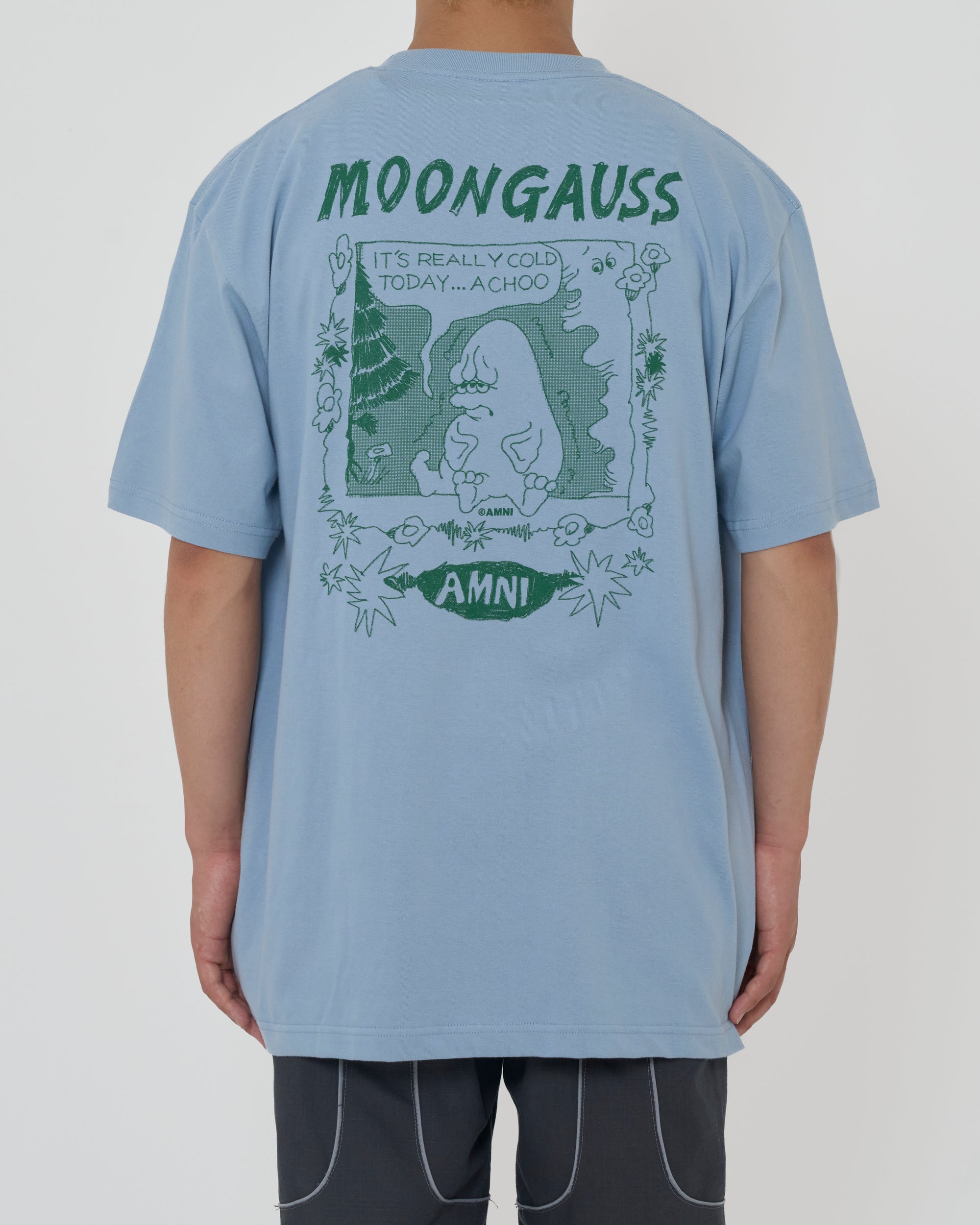 Moongauss Manga T-shirt/SKYBLUE