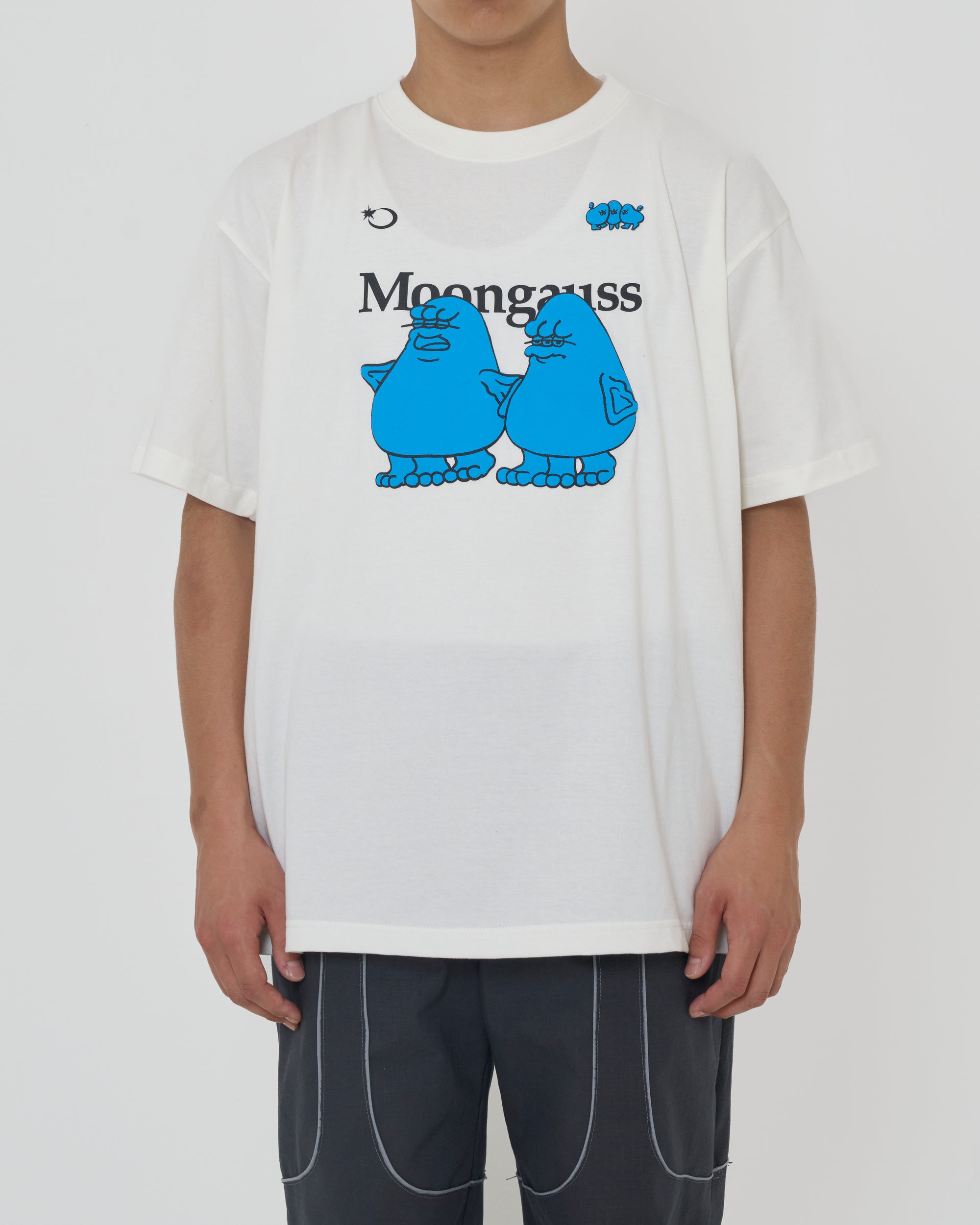 Moongauss Jersey T-shirt/WHITE