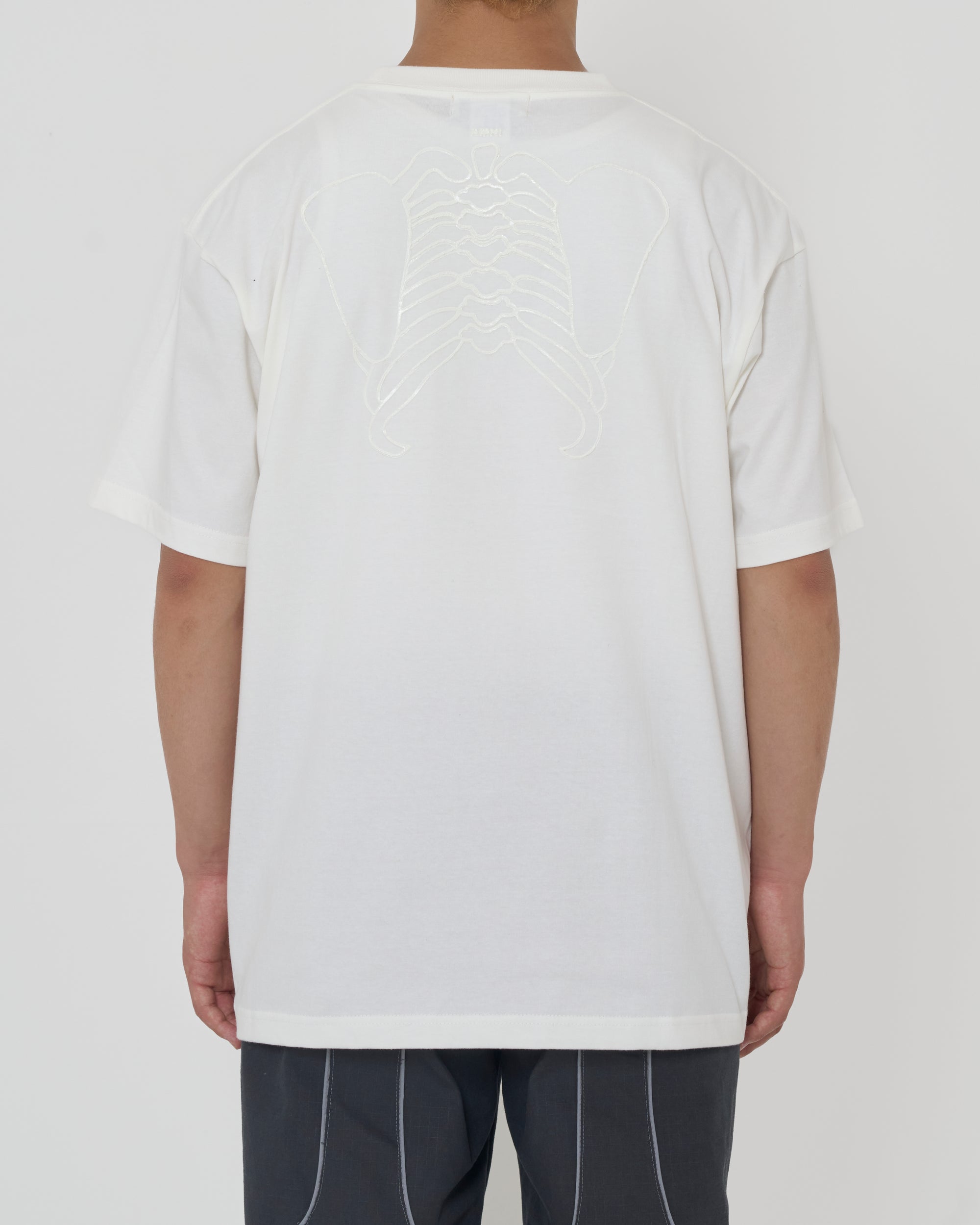 T-shirt / White × Luminous
