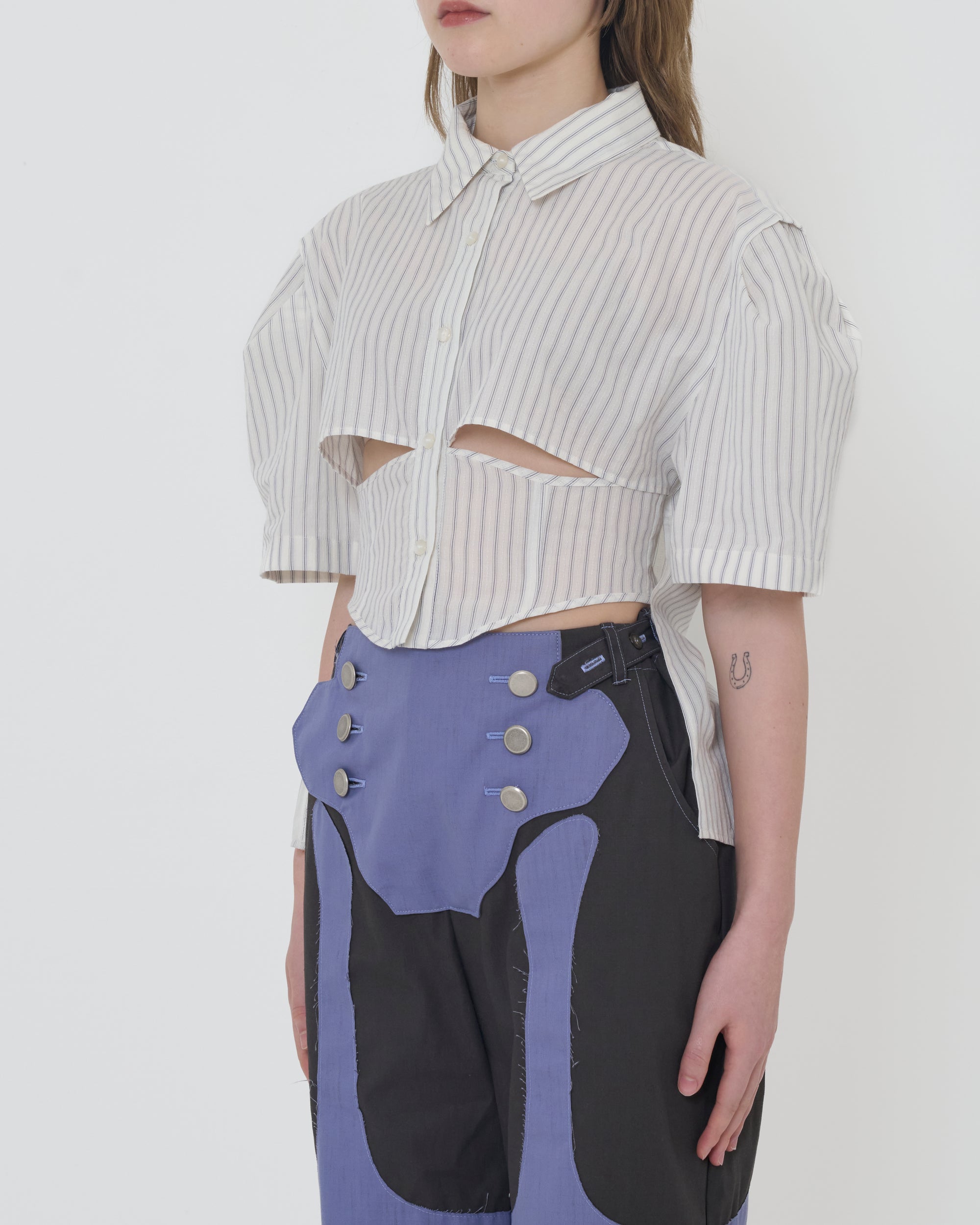 Corset shirt / Stripe