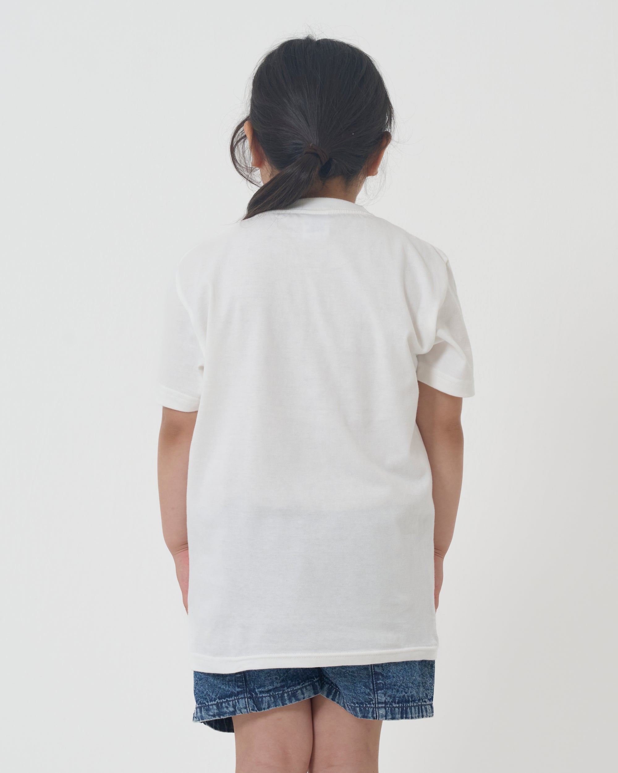 Moongauss skeleton T-shirt/KIDS/WHITE