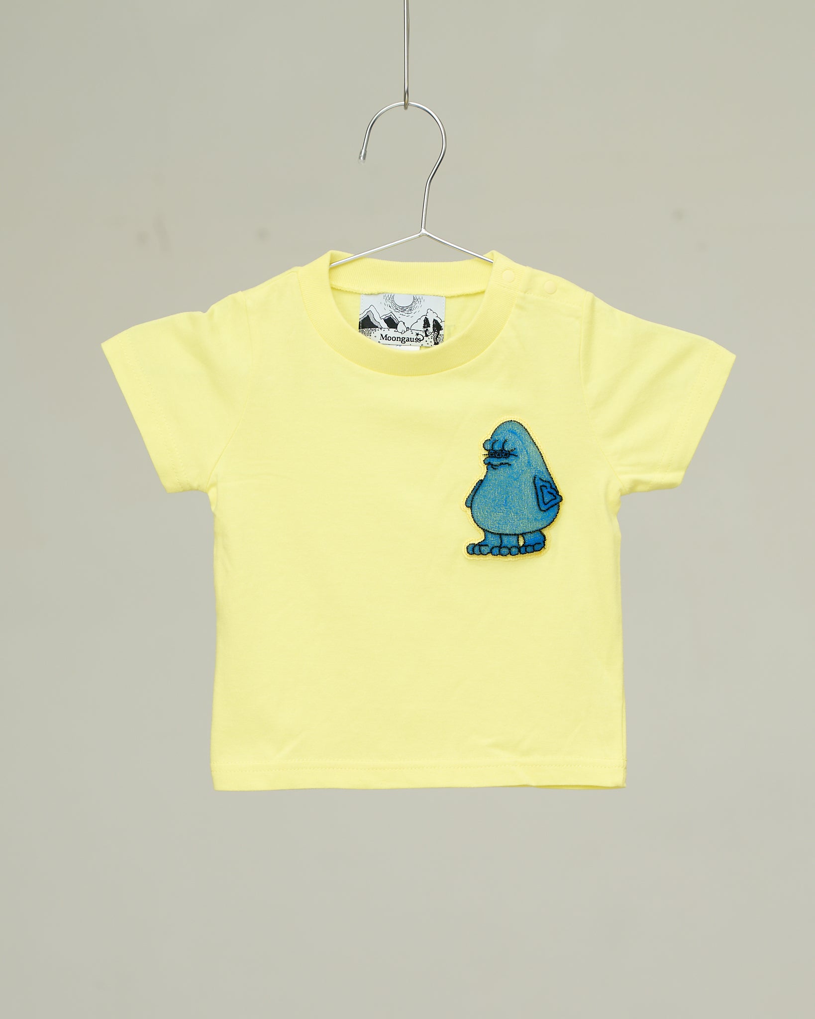 Moongauss emblem T-shirt/KIDS/YELLOW