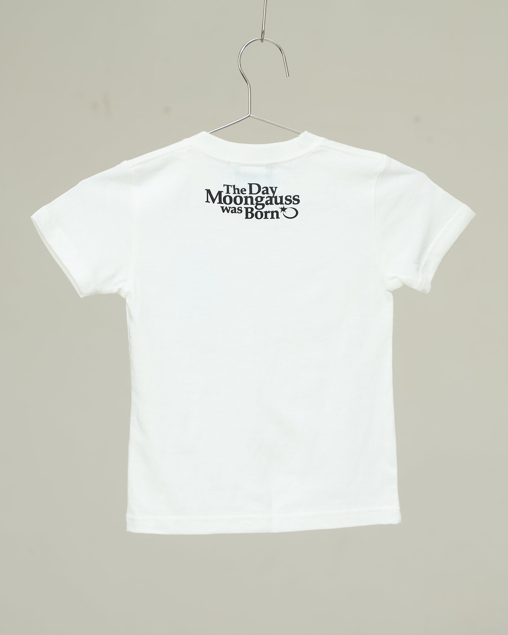 Moongauss emblem T-shirt/KIDS/WHITE