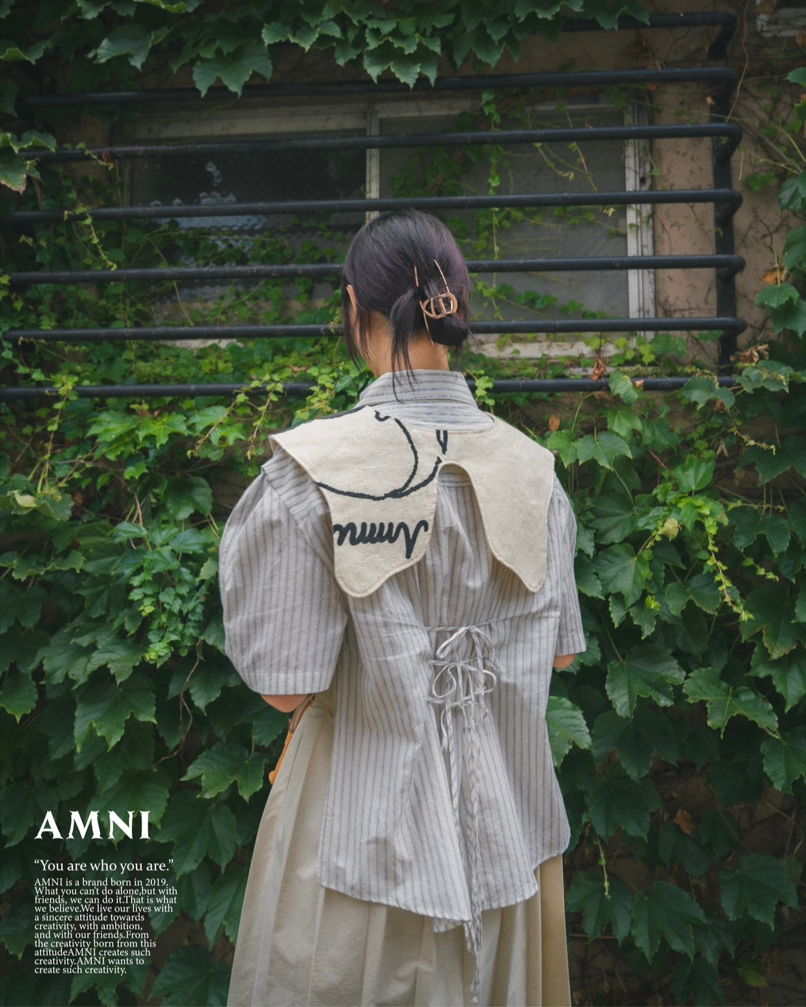 Corset shirt / Striped