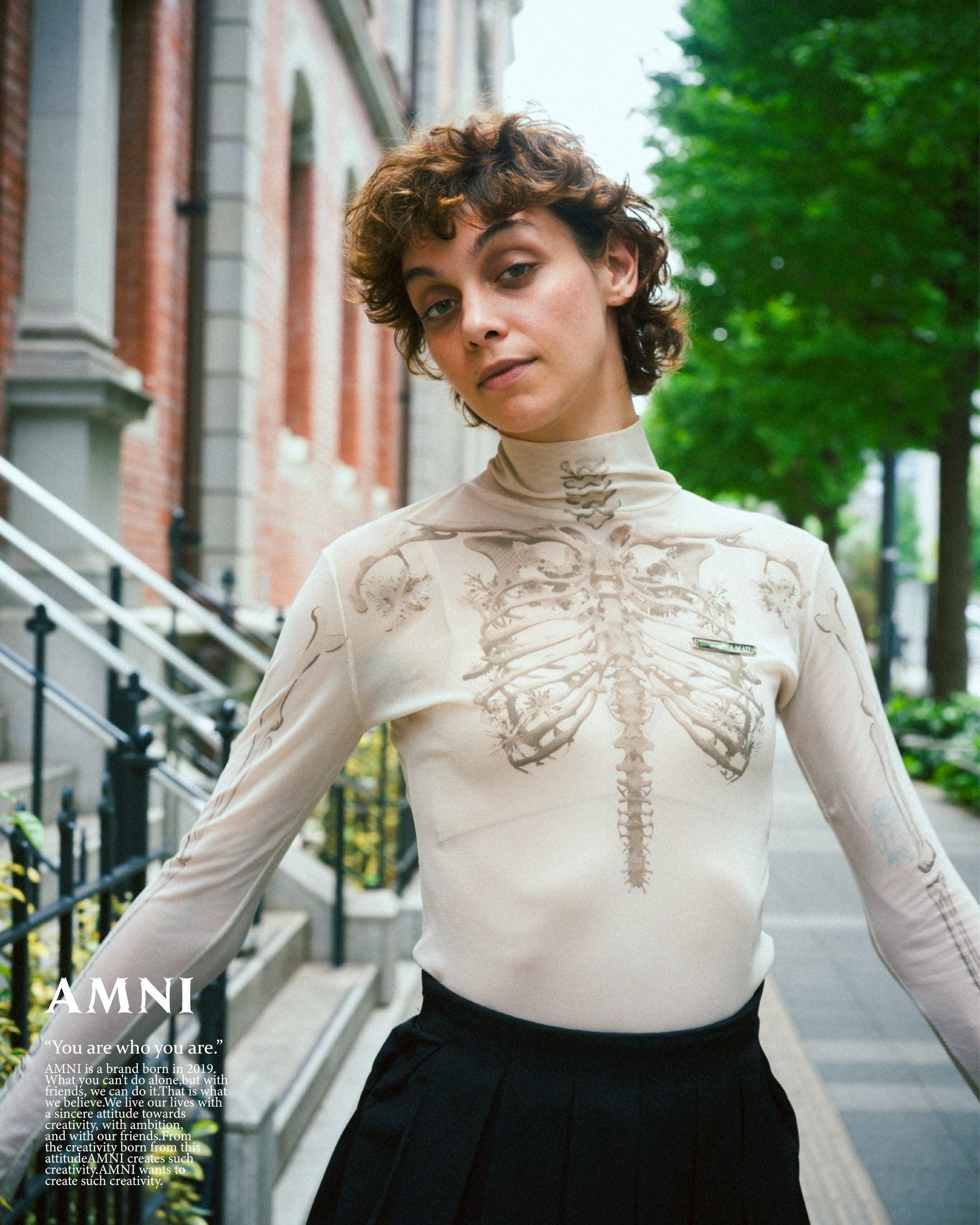 Skeleton Tops / Grey