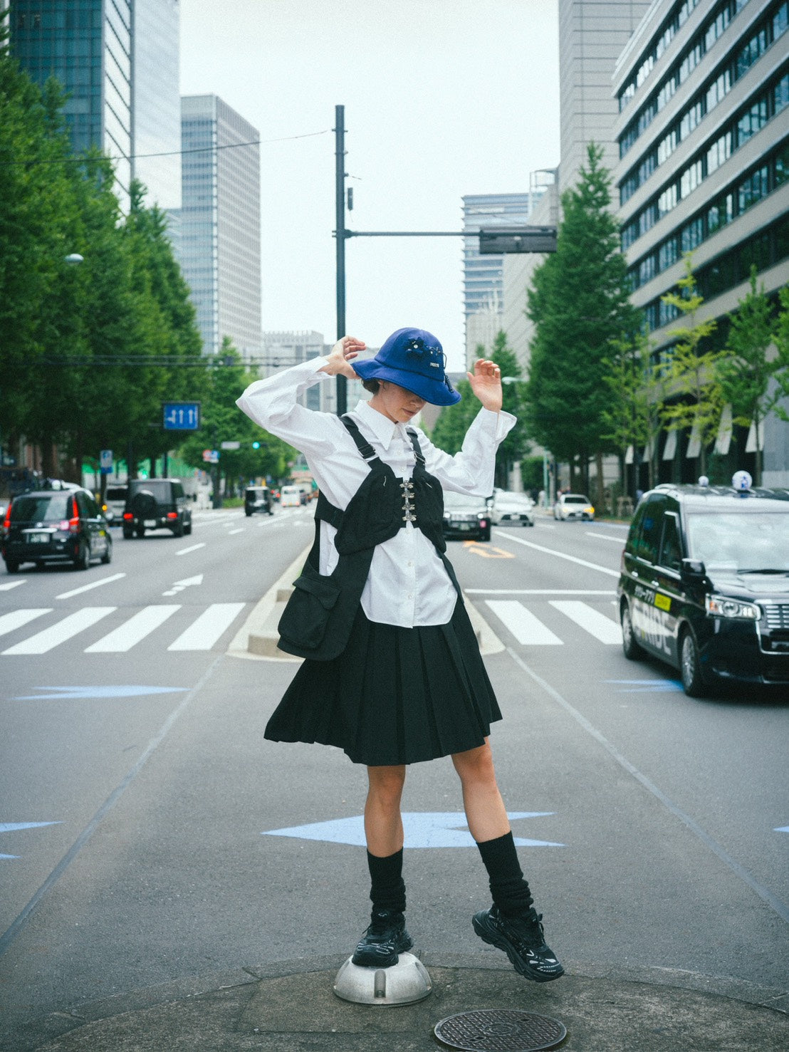 Lung outer vest / Black